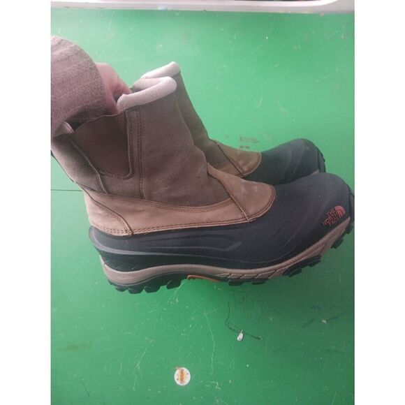 Men's The North face chikat III  pull on size 12 midpack brown Bombay orange - Picture 6 of 6